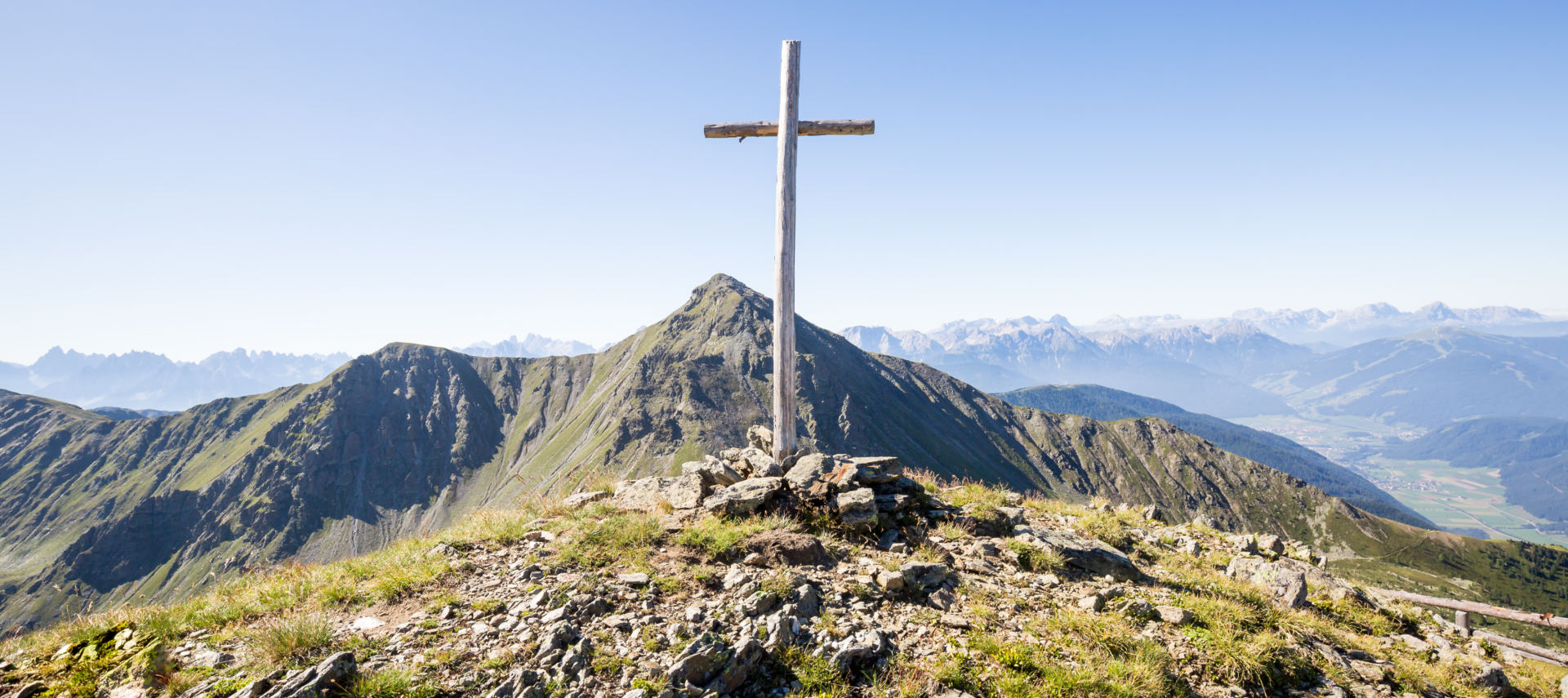 Holzkreuz auf dem Ochsenfelder Spitz